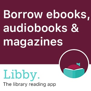 "Borrow ebooks, audiobooks & magazines. Libby. The library reading app."